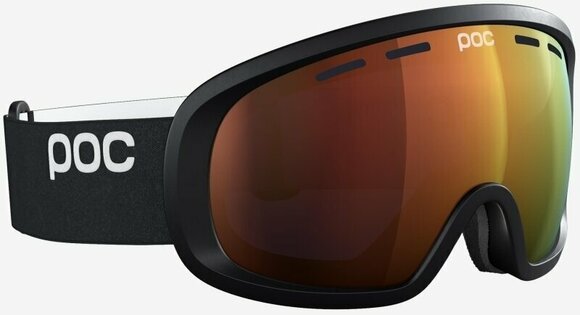Ski Goggles POC Fovea Mid Clarity Uranium Black/Spektris Orange Ski Goggles - 4