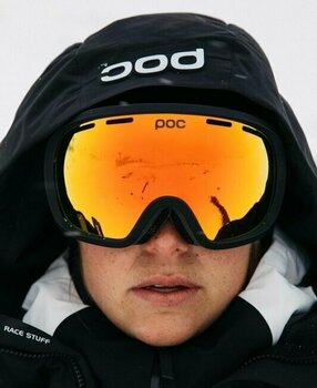 Óculos de esqui POC Fovea Mid Clarity Uranium Black/Spektris Orange Óculos de esqui - 5