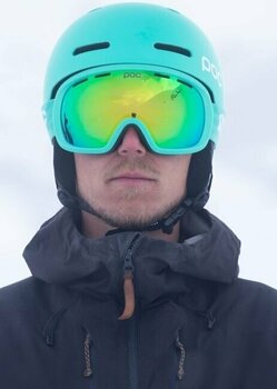 Ski Goggles POC Fovea Mid Fluorite Green Ski Goggles - 5