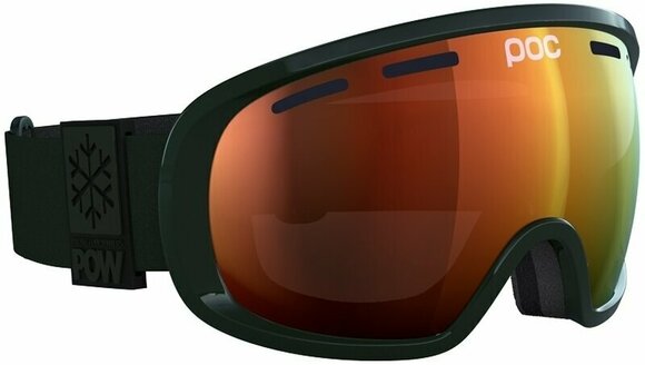 Ski Goggles POC Fovea Clarity POW JJ Bismuth Green/Spektris Orange Ski Goggles - 3