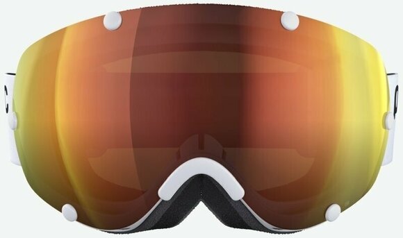 Ski Goggles POC Lobes Clarity Hydrogen White/Spektris Orange Ski Goggles - 2