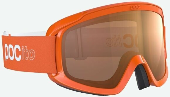 Ski Brillen POC POCito Opsin Fluorescent Orange/Spektris Orange Ski Brillen - 4