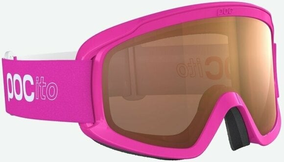 Ski Goggles POC POCito Opsin Fluorescent Pink/Spektris Orange Ski Goggles - 4