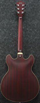 Halvakustisk guitar Ibanez AS53-TRF Transparent Red Flat - 2