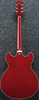 Halbresonanz-Gitarre Ibanez AS73-TCD Transparent Cherry Red - 2