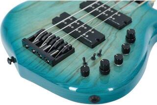 E-Bass Sire Marcus Miller M5 Swamp Ash-4 2nd Gen Transparent Blue E-Bass - 3