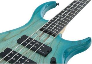 E-Bass Sire Marcus Miller M5 Swamp Ash-4 2nd Gen Transparent Blue E-Bass - 4