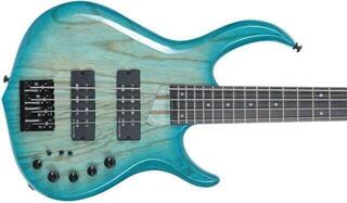 E-Bass Sire Marcus Miller M5 Swamp Ash-4 2nd Gen Transparent Blue E-Bass - 5