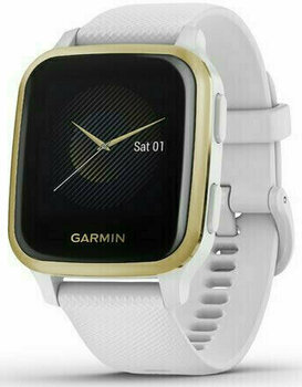 Smart hodinky Garmin VENU SQ White/Light Gold - 2