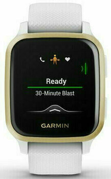 Smart hodinky Garmin VENU SQ White/Light Gold - 5