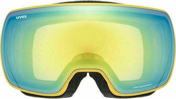 Ski Goggles UVEX Compact FM Mimose Mat/Mirror Orange Ski Goggles - 2