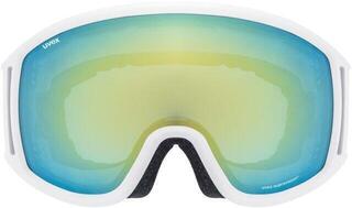 Ski Goggles UVEX Topic FM Spheric White Mat/Mirror Orange Blue Ski Goggles - 1
