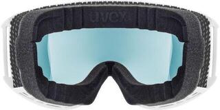 Ski Goggles UVEX Topic FM Spheric White Mat/Mirror Orange Blue Ski Goggles - 2