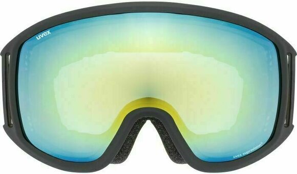 Ski Goggles UVEX Topic FM Spheric Black Mat/Mirror Orange Blue Ski Goggles - 2