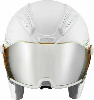 Lyžařská helma UVEX Hlmt 600 Visor All White 53-55 cm Lyžařská helma - 2