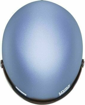 Smučarska čelada UVEX Hlmt 500 Visor Dust Blue Mat 52-55 cm Smučarska čelada - 4