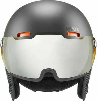 Ski Helmet UVEX Hlmt 500 Visor Grey Mat 52-55 cm Ski Helmet - 2