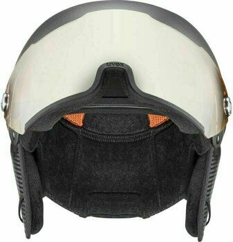 Ski Helmet UVEX Hlmt 500 Visor Grey Mat 52-55 cm Ski Helmet - 3