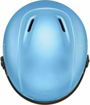 Ski Helmet UVEX Hlmt 400 Visor Style Cloudy Blue Mat 53-58 cm Ski Helmet - 4