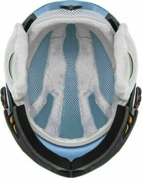 Ski Helmet UVEX Hlmt 400 Visor Style Cloudy Blue Mat 53-58 cm Ski Helmet - 6