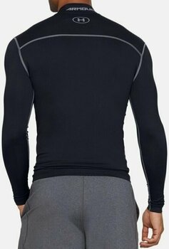 Running t-shirt with long sleeves Under Armour ColdGear Armour Compression Mock Black M Running t-shirt with long sleeves - 4