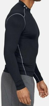 Running t-shirt with long sleeves Under Armour ColdGear Armour Compression Mock Black M Running t-shirt with long sleeves - 5