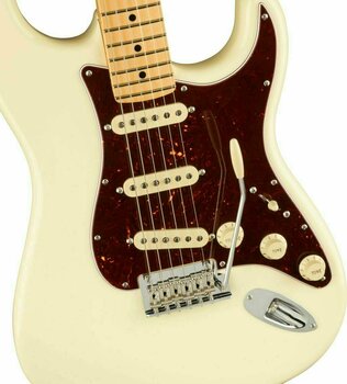 Elektrische gitaar Fender American Professional II Stratocaster MN Olympic White - 4