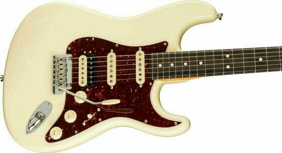 Elektrische gitaar Fender American Professional II Stratocaster RW HSS Olympic White - 3