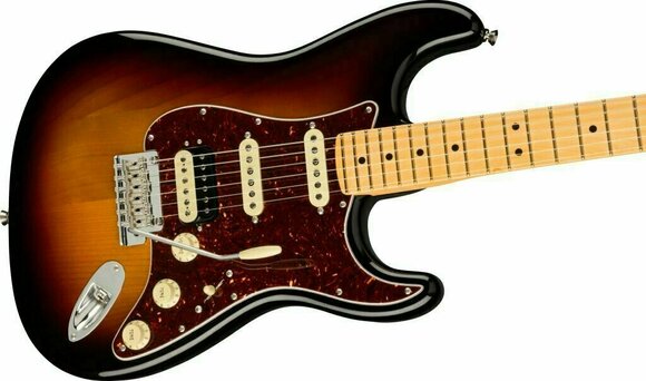 Elektrická kytara Fender American Professional II Stratocaster MN HSS 3-Tone Sunburst - 3