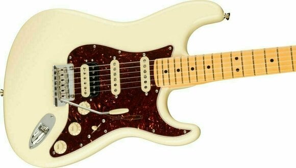 Elektrische gitaar Fender American Professional II Stratocaster MN HSS Olympic White - 3