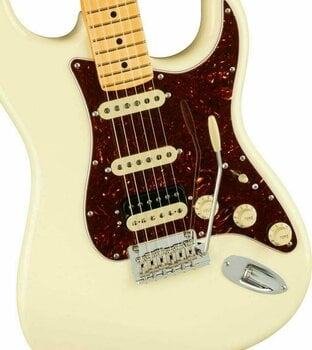 Elektromos gitár Fender American Professional II Stratocaster MN HSS Olympic White - 4