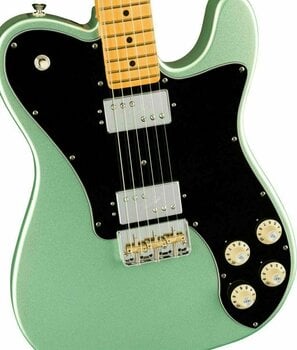 Electric guitar Fender American Professional II Telecaster Deluxe MN Mystic Surf Green - 4