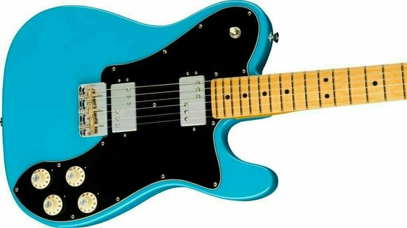 Electric guitar Fender American Professional II Telecaster Deluxe MN Miami Blue - 3