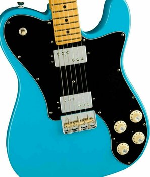 Electric guitar Fender American Professional II Telecaster Deluxe MN Miami Blue - 4