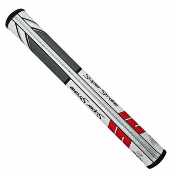 Голф дръжка Superstroke Traxion Flatso 3.0 Putter Grip White/Red/Grey - 3