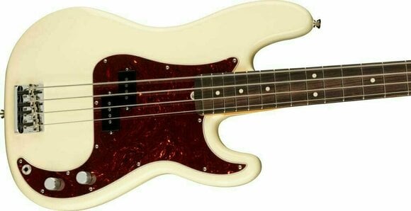 Baixo de 4 cordas Fender American Professional II Precision Bass RW Olympic White - 3