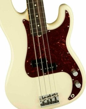 Elektrická baskytara Fender American Professional II Precision Bass RW Olympic White - 4