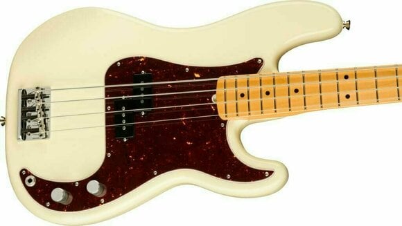 4-strängad basgitarr Fender American Professional II Precision Bass MN Olympic White - 3
