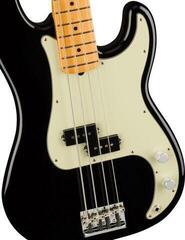 4-string Bassguitar Fender American Professional II Precision Bass MN Black 4-string Bassguitar - 3