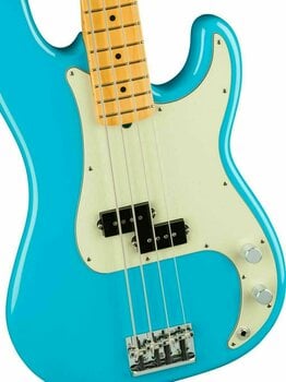 E-Bass Fender American Professional II Precision Bass MN Miami Blue - 4