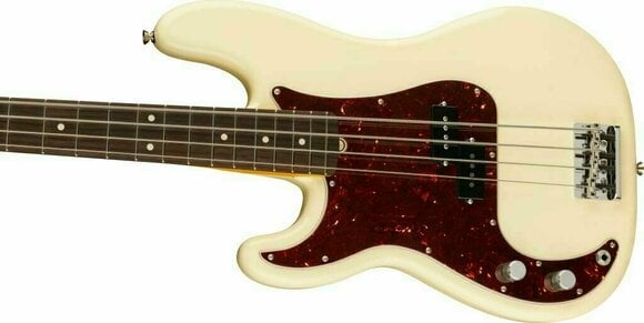 Basse électrique Fender American Professional II Precision Bass RW LH Olympic White - 3