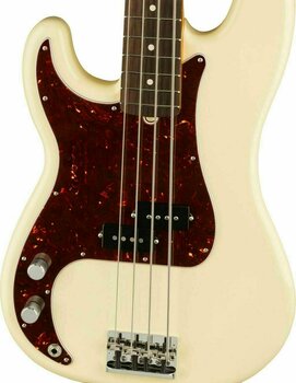 Basse électrique Fender American Professional II Precision Bass RW LH Olympic White - 4