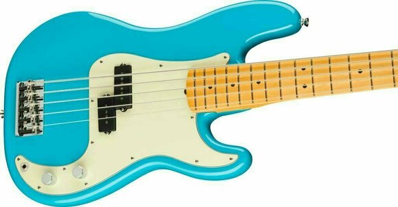 Baixo de 5 cordas Fender American Professional II Precision Bass V MN Miami Blue - 3