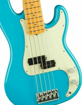 5-snarige basgitaar Fender American Professional II Precision Bass V MN Miami Blue - 4