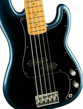 Elektromos basszusgitár Fender American Professional II Precision Bass V MN Dark Night - 4