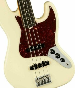 Basse électrique Fender American Professional II Jazz Bass RW Olympic White - 4