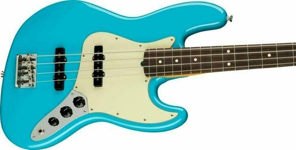 Bas elektryczna Fender American Professional II Jazz Bass RW Miami Blue - 3