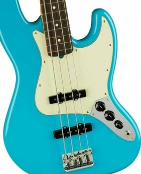 Basse électrique Fender American Professional II Jazz Bass RW Miami Blue - 4