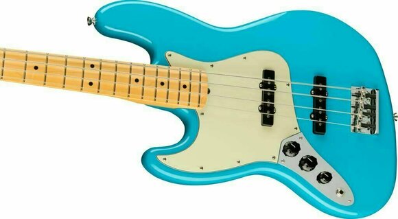4-strängad basgitarr Fender American Professional II Jazz Bass MN LH Miami Blue - 3