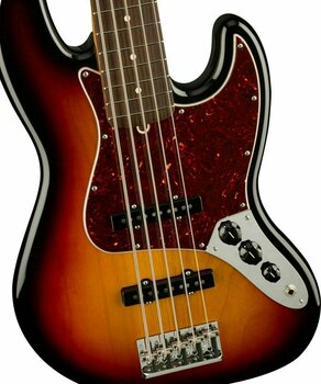 5-strunná baskytara Fender American Professional II Jazz Bass V RW 3-Color Sunburst - 4